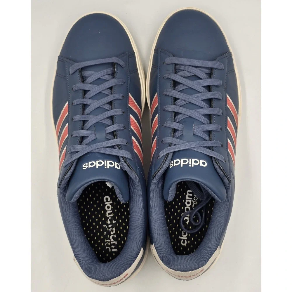 Adidas Grand Court 2.0‎ Men's 11.5 Blue Casual Lifestyle Sneakers Court Shoe